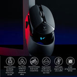 Rapoo VT960 1600 DPI 7 Keys Dual Mode Macro Programmable Symphony RGB Backlit Wireless Gaming Mouse