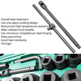 Juego de 26 llaves de tubo hexagonales: herramienta de reparación automotriz de alta resistencia