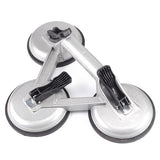 Herramienta de ventosa de vidrio de aluminio resistente con diseño de tres garras y doble garra
