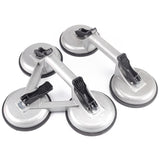 Herramienta de ventosa de vidrio de aluminio resistente con diseño de tres garras y doble garra