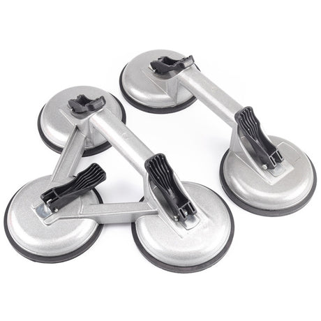 Aluminum Heavy-Duty Glass Suction Cup Hardware Tool, Three Claws, Double Claw - LYDARZ