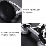 Herramienta de ventosa de vidrio de aluminio resistente con diseño de tres garras y doble garra