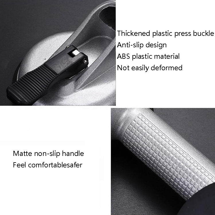 Herramienta de ventosa de vidrio de aluminio resistente con diseño de tres garras y doble garra