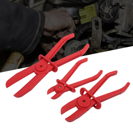 3 PCS/Set Car Nylon Hose Clamp Tool Set Brake Fuel Water Line Clamp Plier - LYDARZ