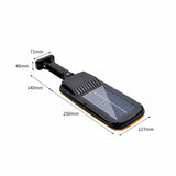 Solar Outdoor Wall Light - Waterproof Human Body Induction Garden and Fence Lighting