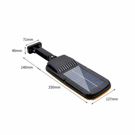 Solar Outdoor Waterproof Wall Light Human Body Induction Garden Light Fence Lighting Street Light - LYDARZ