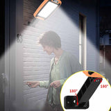 Solar Outdoor Wall Light - Waterproof Human Body Induction Garden and Fence Lighting