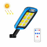 Aplique solar de pared para exteriores - Iluminación impermeable para jardines y vallas con detección de movimiento.