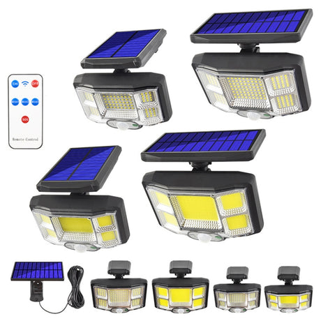 TG-TY085 Solar Outdoor Human Body Induction Wall Light Household Garden Waterproof Street Light - LYDARZ