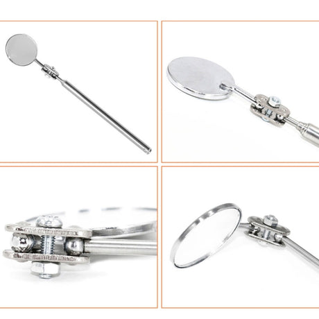 Car Repair Detection Mirror Universal Folding Telescopic Mirror Welding Chassis Inspection Mirror - LYDARZ