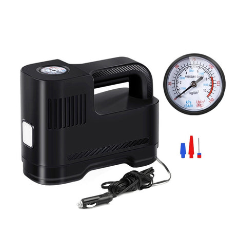 Portable Multi-Function Smart Car Inflatable Pump Electric Air Pump, Style:, Wired No Light Pointer - LYDARZ
