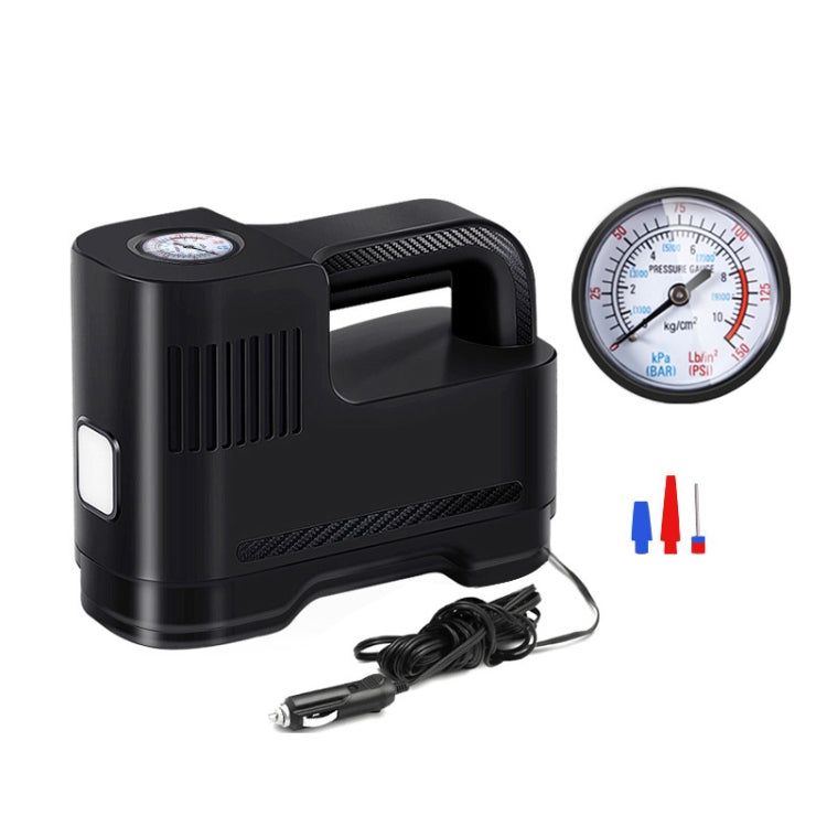 Portable Smart Car Air Pump - Multi-Function Electric Inflatable Pump, Wired No Light Pointer