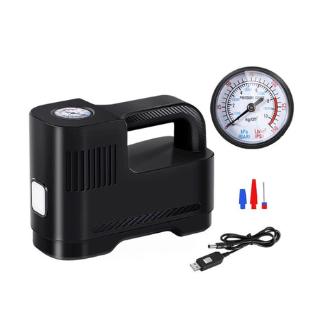 Portable Multi-Function Smart Car Inflatable Pump Electric Air Pump, Style:, Wired No Light Pointer - LYDARZ