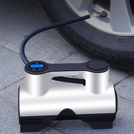 Car Inflatable Pump Portable Small Automotive Tire Refiner Pump, Style:, Wired Pointer With Lamp - LYDARZ