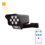 Solar Sensor LED Wall Light Simulation Surveillance Camera Glare Anti-Thief Street Lamp, Style:, Remote Control (35LED Black), 35LED (Black), Remote Control (35LED White), Remote Control (42LED), Remote Control (77LED)