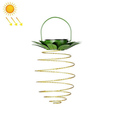 Solar Pineapple Lights Wrought Iron Lantern LED Copper Wire String Outdoor Waterproof Garden Decoration Lanterns - LYDARZ