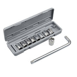 CY-0117 Juego de herramientas para reparación de triciclos: herramienta combinada de emergencia con trinquete multifunción para reparación de automóviles