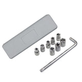 CY-0117 Juego de herramientas para reparación de triciclos: herramienta combinada de emergencia con trinquete multifunción para reparación de automóviles