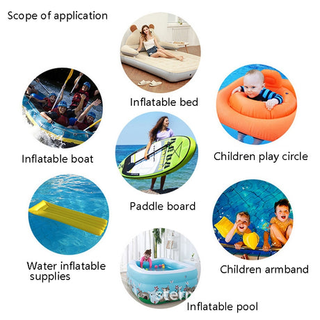 HT-785 Paddle Board 16PSI High Pressure Car Inflatable Pump 12V Electric Air Pump With 6 Connectors - LYDARZ