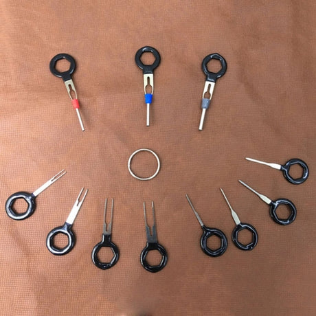 11 PCS Car Extractor Terminal Removal Tool Kit Electrical Wiring Crimp Connector Puller Release Pin Extractor Kit - LYDARZ