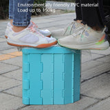 Car Toilet Integrated Portable Folding Toilet for Outdoor Camping - Lightweight Gray Portable Toilet for Camping