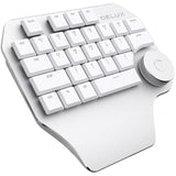 DELUX T11 29 teclas de acceso directo para una sola mano, herramienta de voz, teclado plano