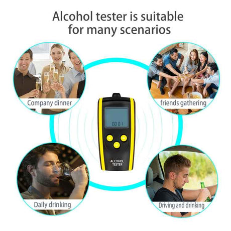 HT-611 Alcohol Tester High Resolution Audio Breathing Alcohol Tester, HT-611
