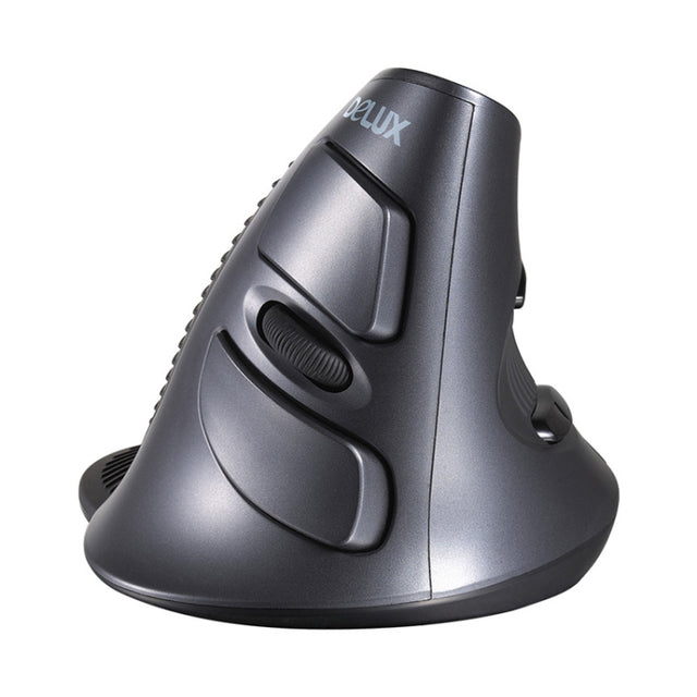 DELUX M618 6-Keys Vertical Snail Ergonomic Wireless Mouse, Wireless - LYDARZ