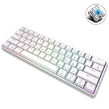 LEAVEN RGB Mechanical Keyboard - Dual Mode Wireless Bluetooth & Wired Gaming Office Keyboard