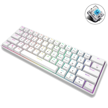 LEAVEN Gaming Office Computer RGB Wireless Bluetooth + Wired Dual Mode Mechanical Keyboard - LYDARZ