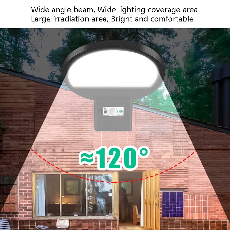 LED Solar Motion Sensing Outdoor Street Lamp Head Garden Community Lighting Wall Lamp, Style:, Sensor, Remote Control+Sensor