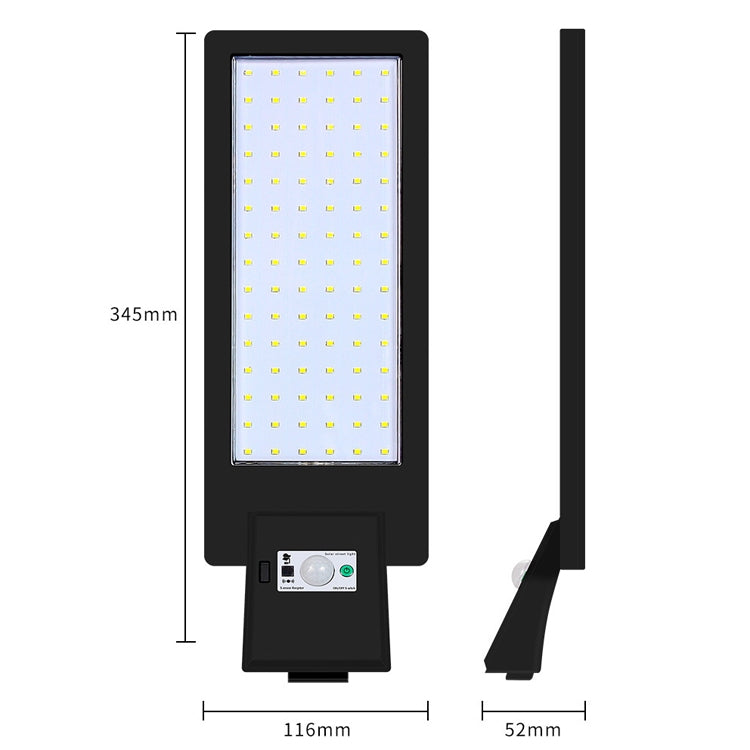 LED Solar Street Lamp Human Body Induction Road Lighting Household Outdoor Garden Light, Style:, Body Sensing, Remote Control+Sensor