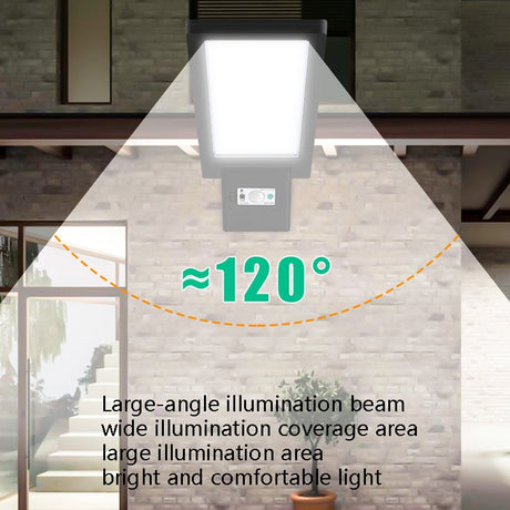 LED Solar Street Lamp Human Body Induction Road Lighting Household Outdoor Garden Light - LYDARZ
