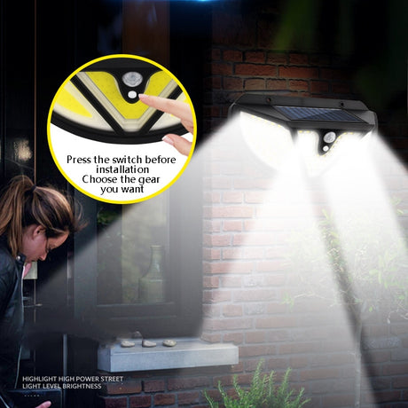 TG-TY074 Solar Human Body Induction Garden Wall Lamp Outdoor Corridor Light - LYDARZ