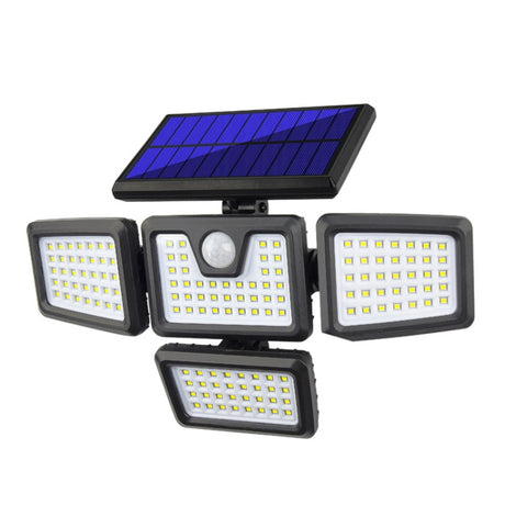 TG-TY051 4-Head Rotatable Solar Wall Light Body Sensor Outdoor Garden Waterproof Corridor Garden Lighting Street Light - LYDARZ