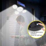 TG-TY051 4-Head Rotatable Solar Wall Light Body Sensor Outdoor Garden Waterproof Corridor Garden Lighting Street Light