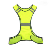 Sports Reflective Vest Night Running Outdoor Reflective Clothing Traffic Safety Reflective Vest,Style:, Without Led, With Led