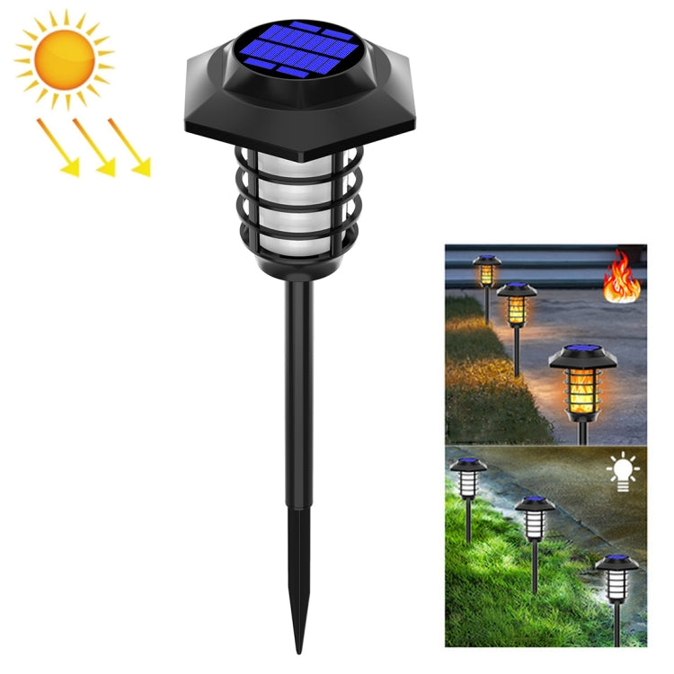 Solar LED Lawn Simulation Flame Lamp Outdoor Garden Lighting Landscape Light, Spec:, 48 LED, 66 LED