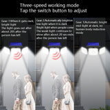 Solar Wall Lights - 3-Head Rotatable Waterproof Garden Street Lights for Outdoor Use