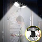 Lámpara solar LED de pared TG-TY081 - Lámpara de patio impermeable para exteriores con control remoto