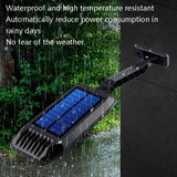 TG-TY050 Solar Diamond Wall Lamp Outdoor Garden Waterproof Body Sensing Remote Control Street Light, Style:, 60 SMD, 120 COB, 180 COB