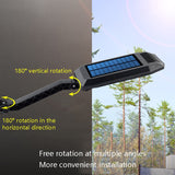 TG-TY050 Solar Diamond Wall Lamp Outdoor Garden Waterproof Body Sensing Remote Control Street Light, Style:, 60 SMD, 120 COB, 180 COB