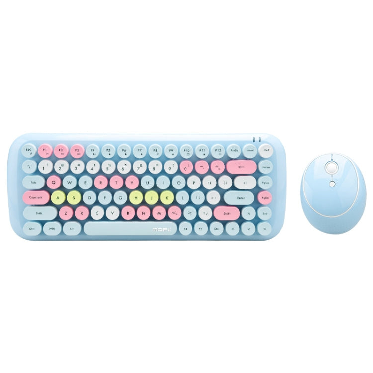 MOFii Candy Punk Keycap Mixed Color Wireless Keyboard and Mouse Set