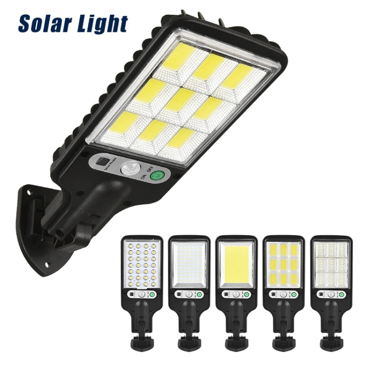 616 Solar Street Light LED Human Body Induction Garden Light, Spec:, 28 SMD No Remote Control, 60 SMD No Remote Control, 117 COB No Remote Control, 108 COB No Remote Control, 72 SMD No Remote Control, 28 SMD With Remote Control, 60 SMD With Remote Control