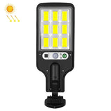 616 Solar Street Light LED Human Body Induction Garden Light, Spec:, 28 SMD No Remote Control, 60 SMD No Remote Control, 117 COB No Remote Control, 108 COB No Remote Control, 72 SMD No Remote Control, 28 SMD With Remote Control, 60 SMD With Remote Control