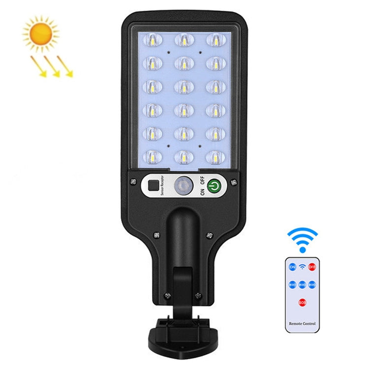 Solar Street Light LED Human Body Induction Garden Light, Spec:, 616A-18 LED, 616B-72 COB, 616C-30 COB, 616A-18 LED With Remote Control, 616B-72 COB With Remote Control, 616C-30 COB With Remote Control