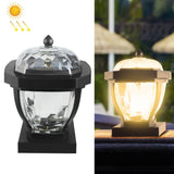 2 LED Solar Waterproof Outdoor Garden Light, Style:, White Light-Lawn Lamp, Warm Light-Lawn Lamp, White Light-Column Cap, Warm Light-Column Cap