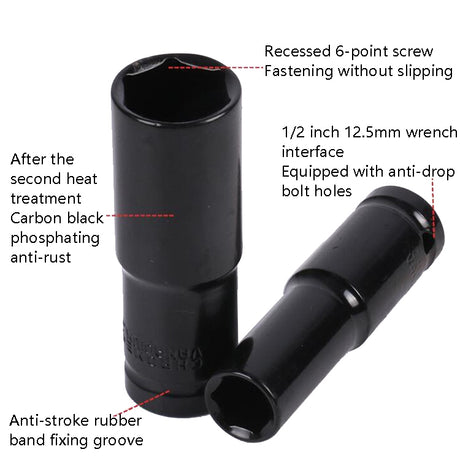 Inside And Outside Hexagon Wrench Auto Repair Wind Cannon Sleeve - LYDARZ