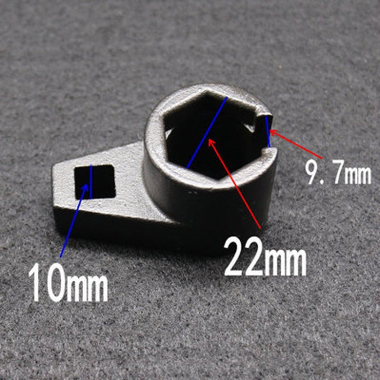 2 llaves para sensor de oxígeno de coche, 22 mm, funda de desmontaje
