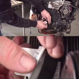Herramienta para cinturón de seguridad de coche para una fácil instalación y extracción